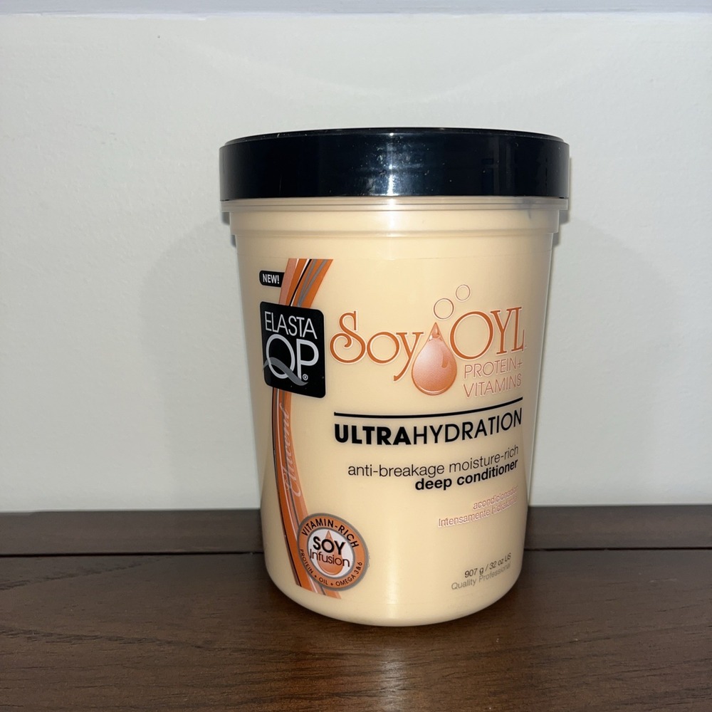 Elasta QP Soy Oyl Ultra Hydration Deep Conditioner Discontinued HTF 32oz